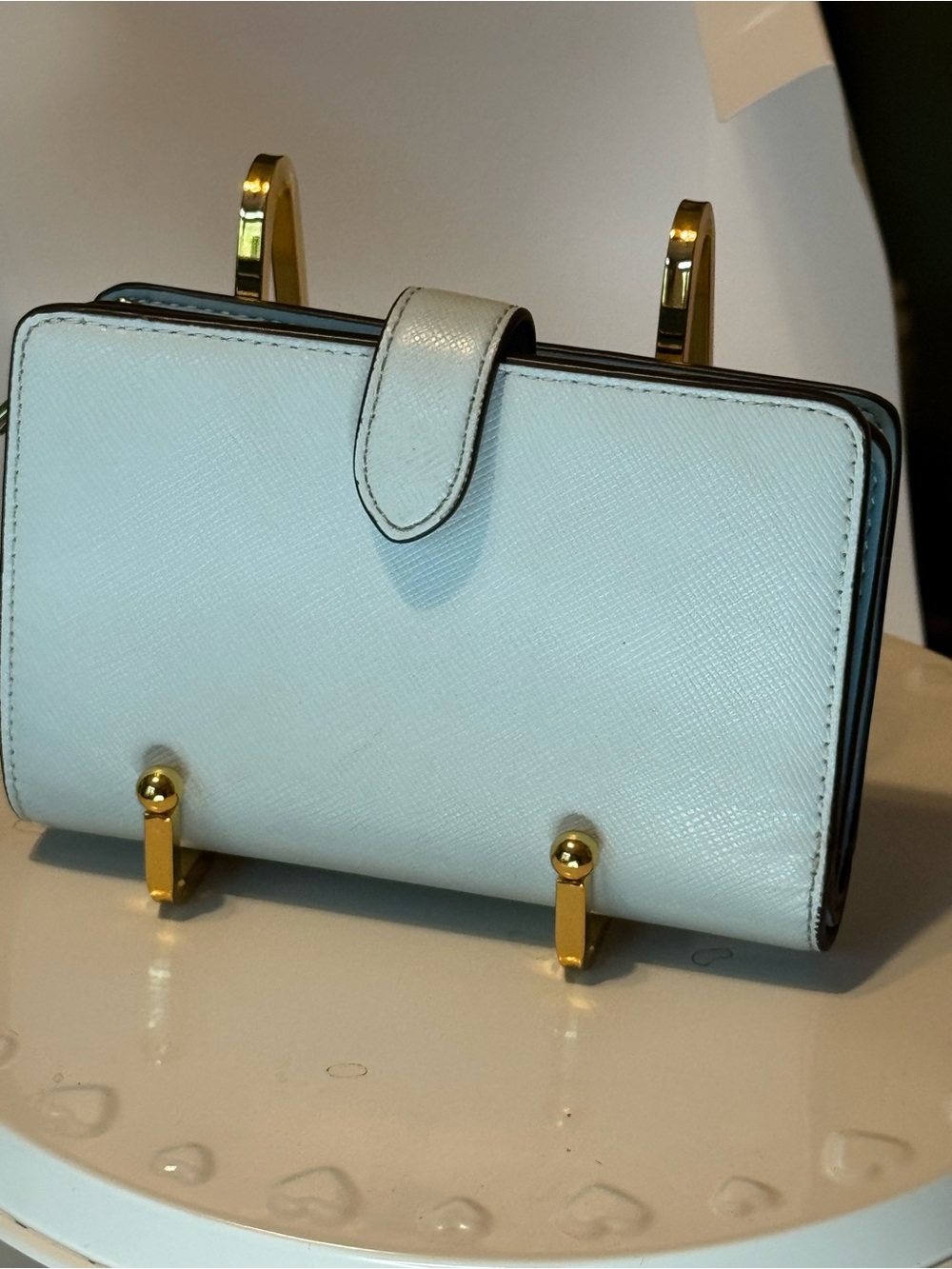 kate spade Two-Tone Leather Wallet EUC and a 3 pack of fashion Earrings NWT - Picture 3 of 13